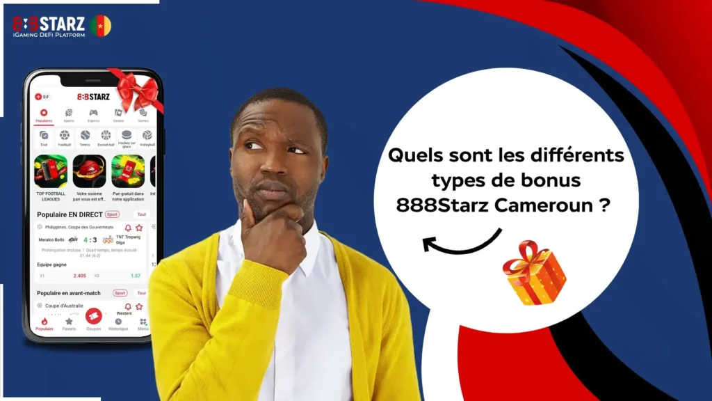 les différents types de bonus 888Starz Cameroun