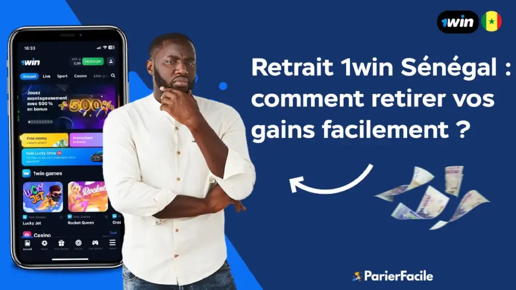 retrait 1win Sénégal