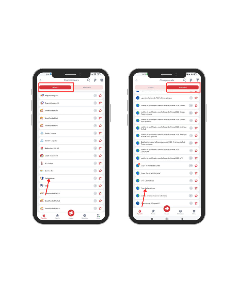 Étape 3 pour parier sur 888Starz Burkina Faso