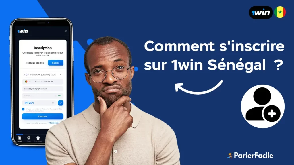 s'inscrire sur 1win Sénégal