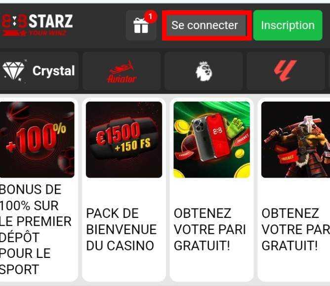 Se connecter à 888starz Togo