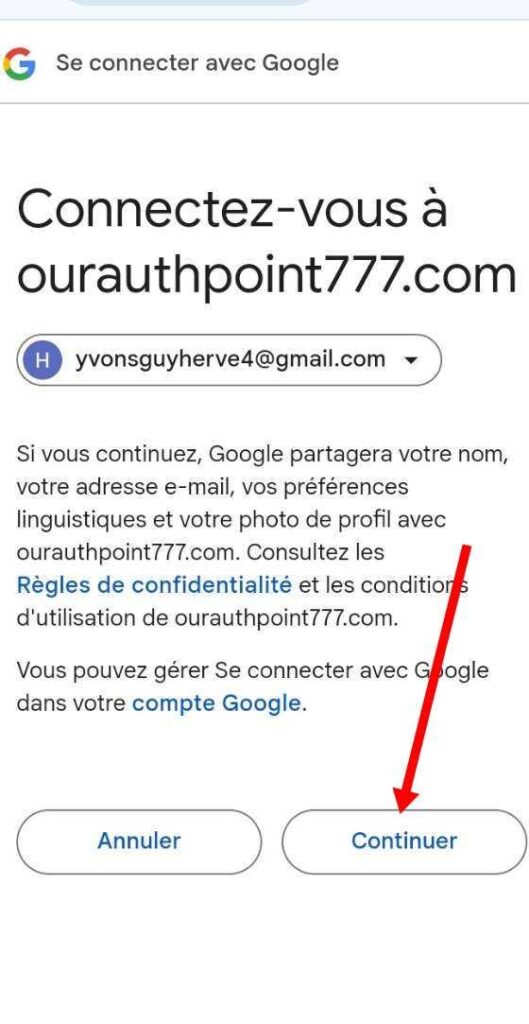 Connexion à son compte 1win