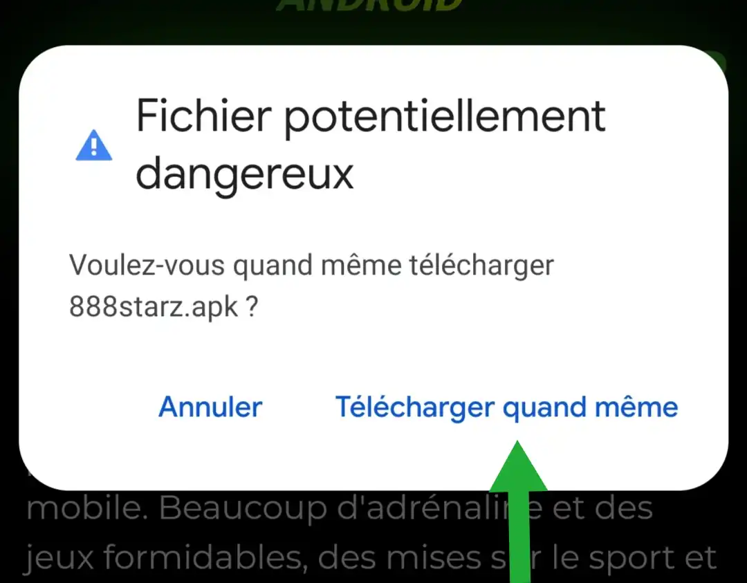 télécharger l'application 888Starz