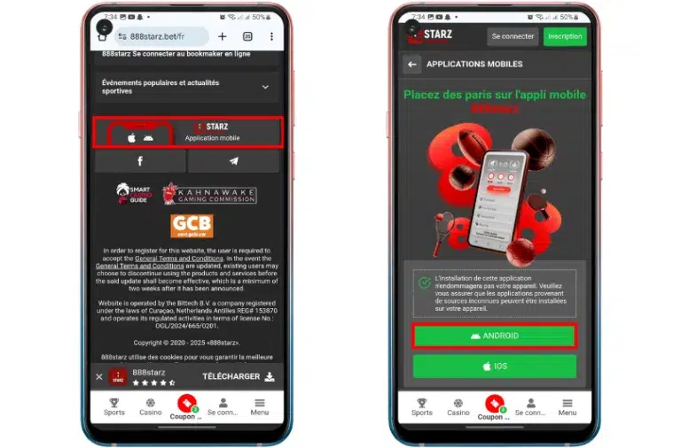 Télécharger 888starz Togo APK : guide complet Android 4 Étape 1 pour télécharger 888starz Togo APK sur Android