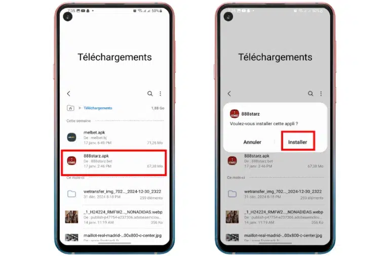 Télécharger 888starz Togo APK : guide complet Android 5 Installer le fichier APK