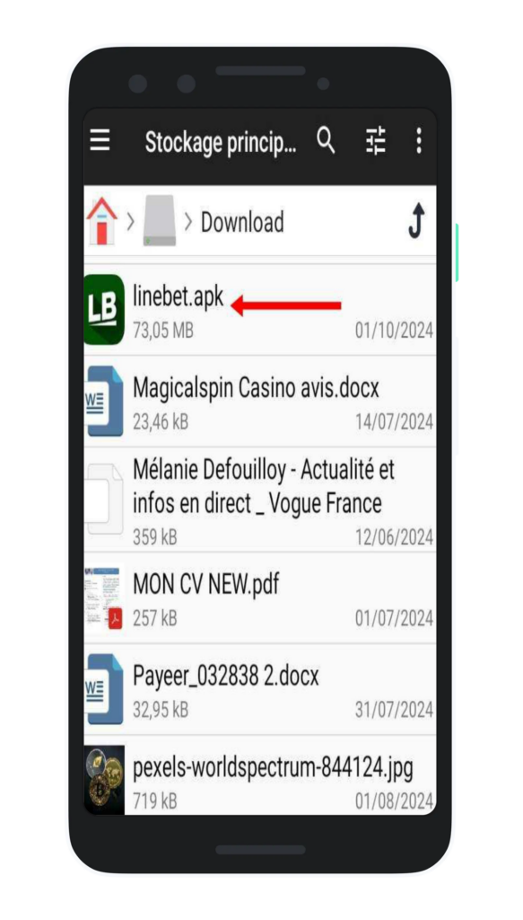 Installer Linebet Cameroun apk