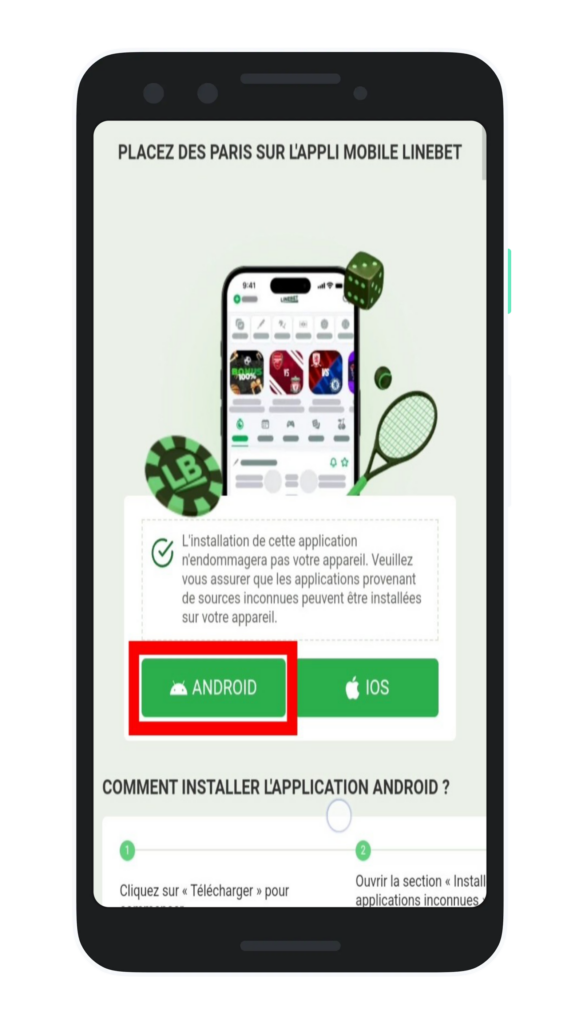 Télécharger Linebet Cameroun apk