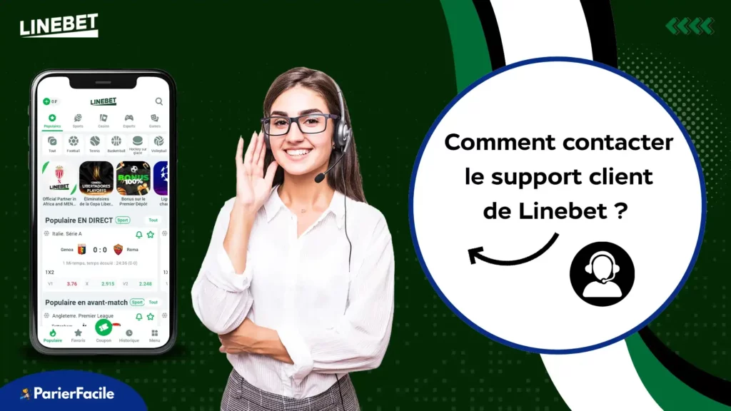 Comment contacter le support client de Linebet