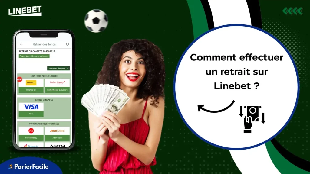 How to make a withdrawal at Linebet