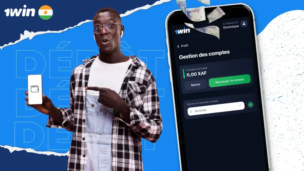 dépôt sur 1win Niger