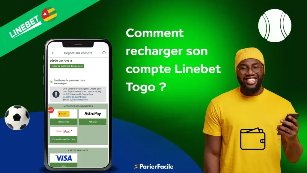 Comment recharger son compte Linebet Togo