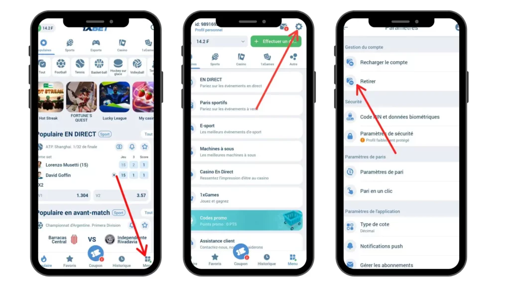 Comment faire un retrait 1xbet : retirer son argent sur 1xbet (Guide complet) 6 Comment retirer de l'argent sur 1xbet par Orange Money