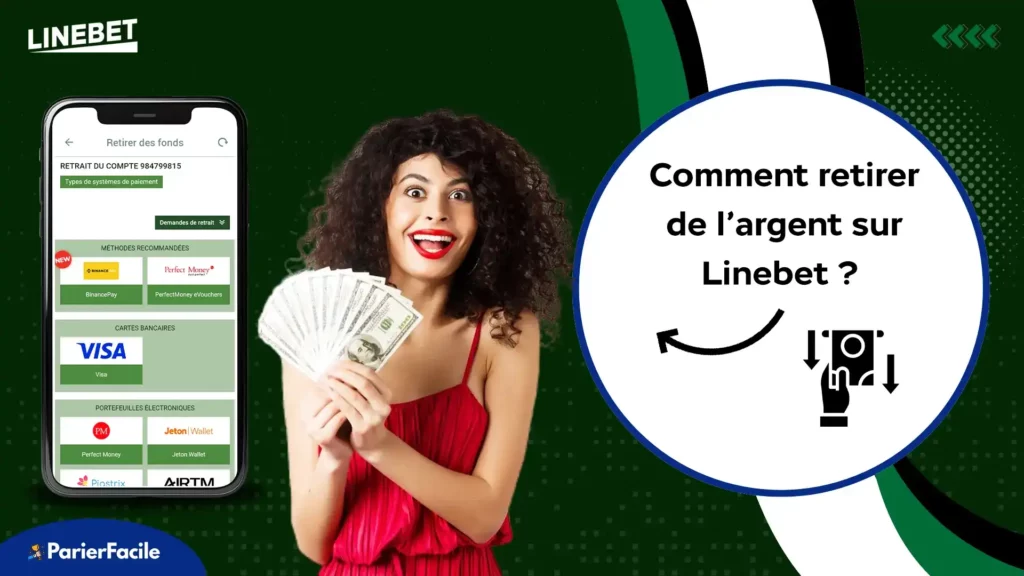 Comment retirer de l’argent sur Linebet