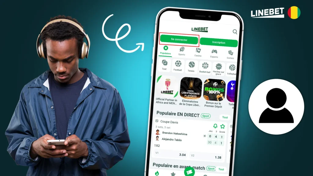 Comment se connecter sur Linebet Guinée