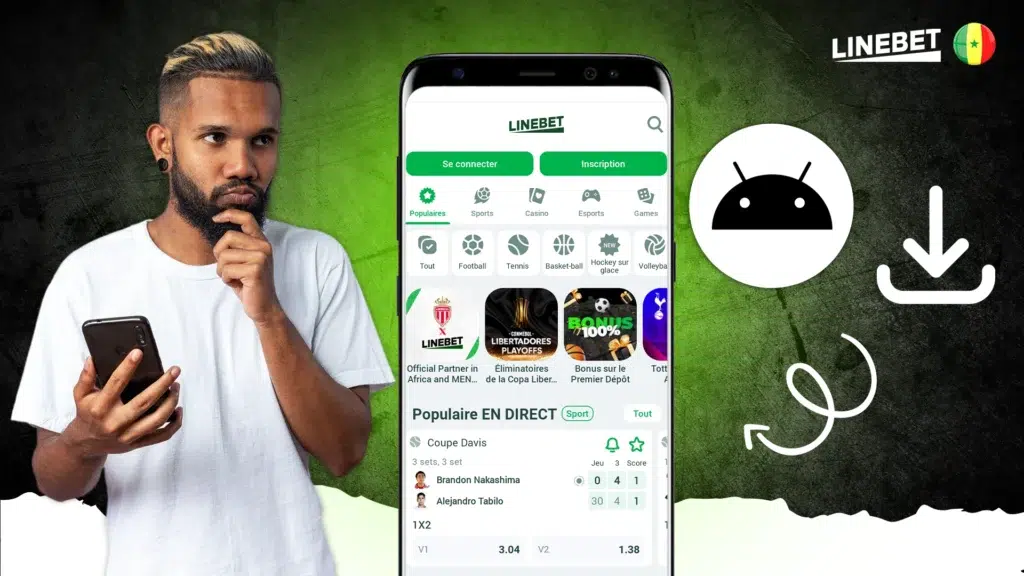 Comment télécharger Linebet Sénégal apk