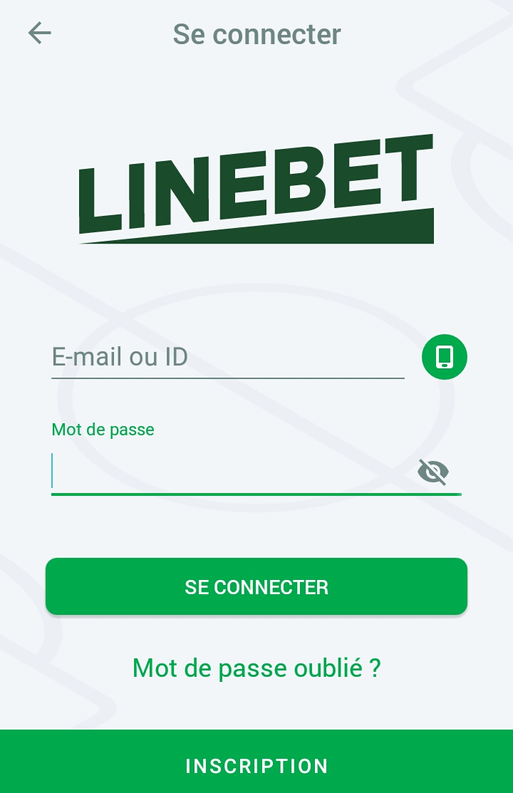 Подключение к Linebet CI