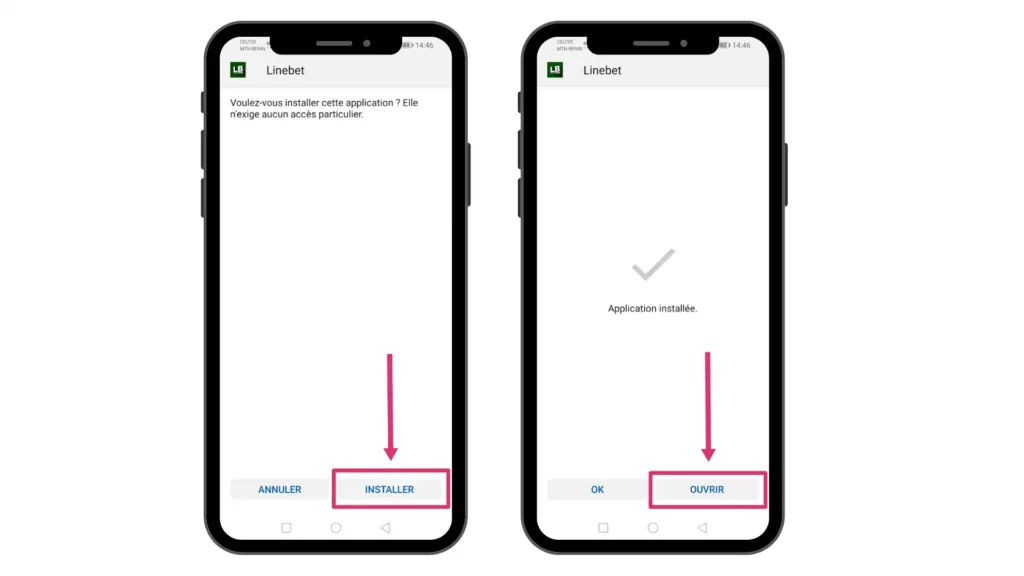 installer Linebet Guinée APK