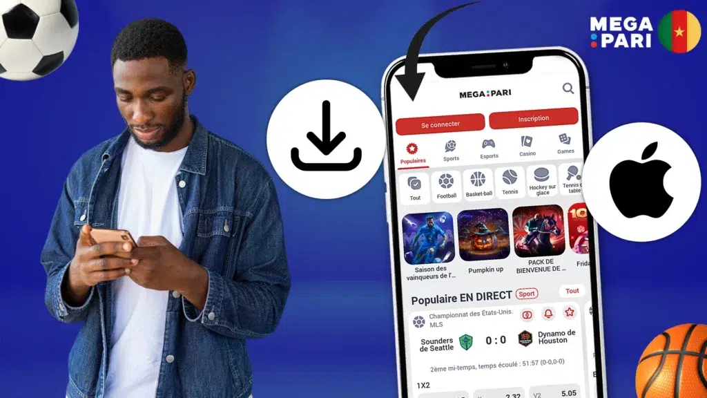 Megapari Cameroun sur iOS