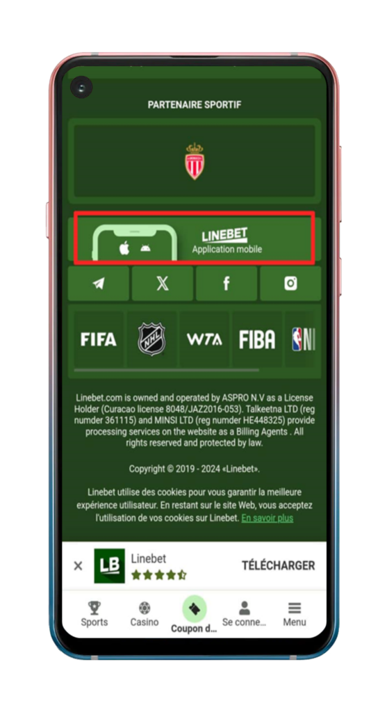 Linebet Mali apk