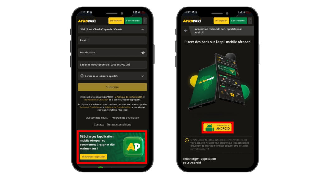 Comment télécharger AfroPari apk sur Android