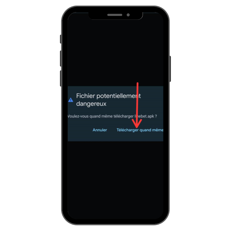 Les étapes pour télécharger Linebet Mali APK