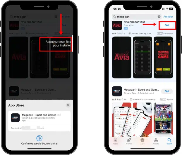 étape 7 pour télécharger Megapari Bénin sur iOS