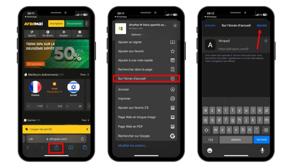 télécharger afropari sur iOS