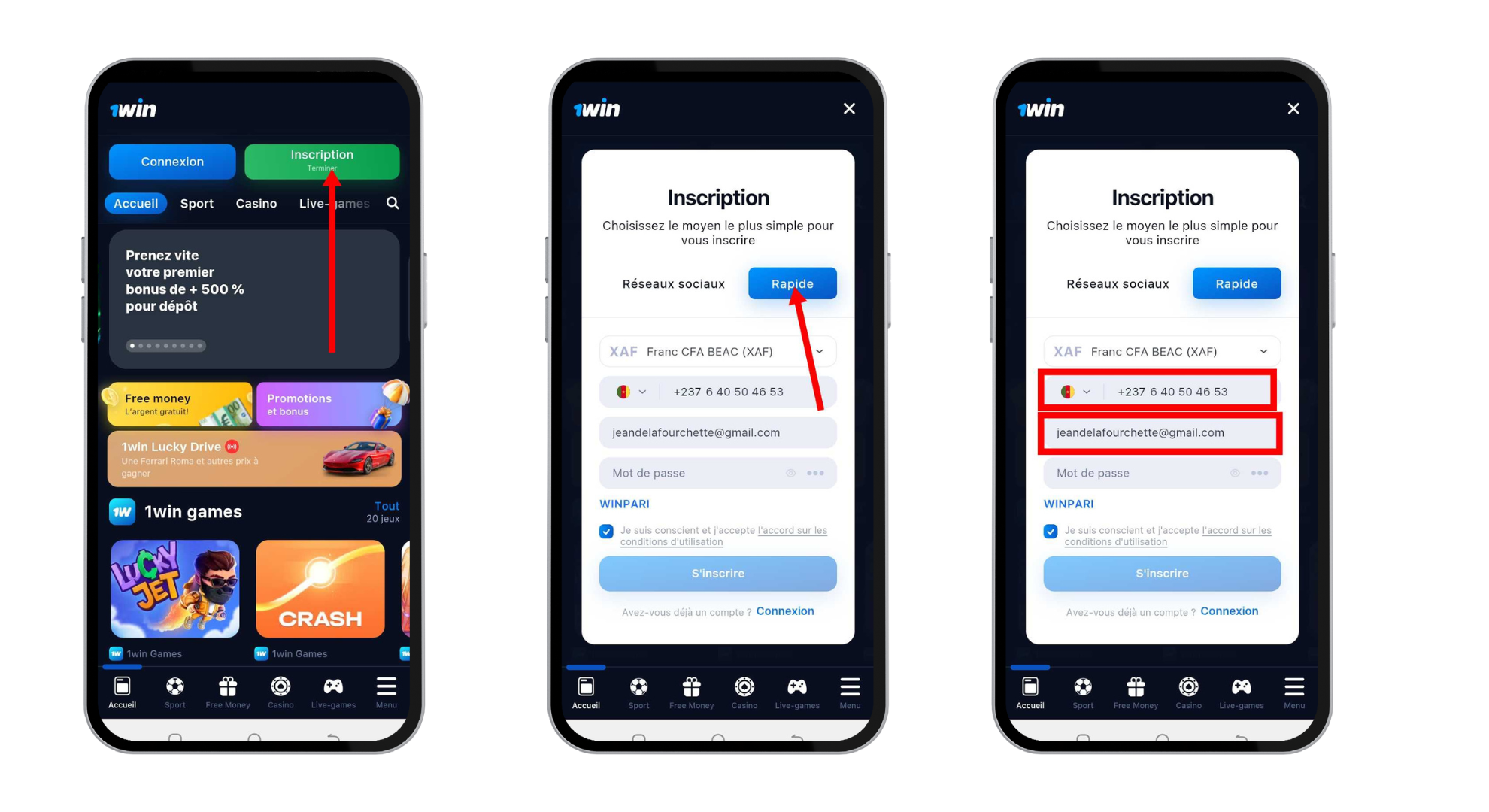1win inscription 1 1