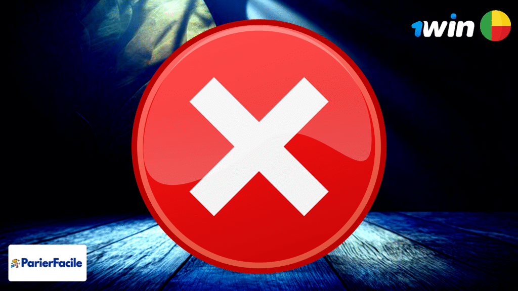 Parier sur 1win Bénin : live, annulation, retards