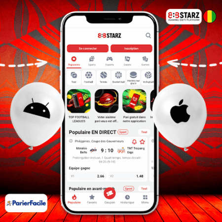 888Starz APK Guinée : télécharger 888Starz App pour Android