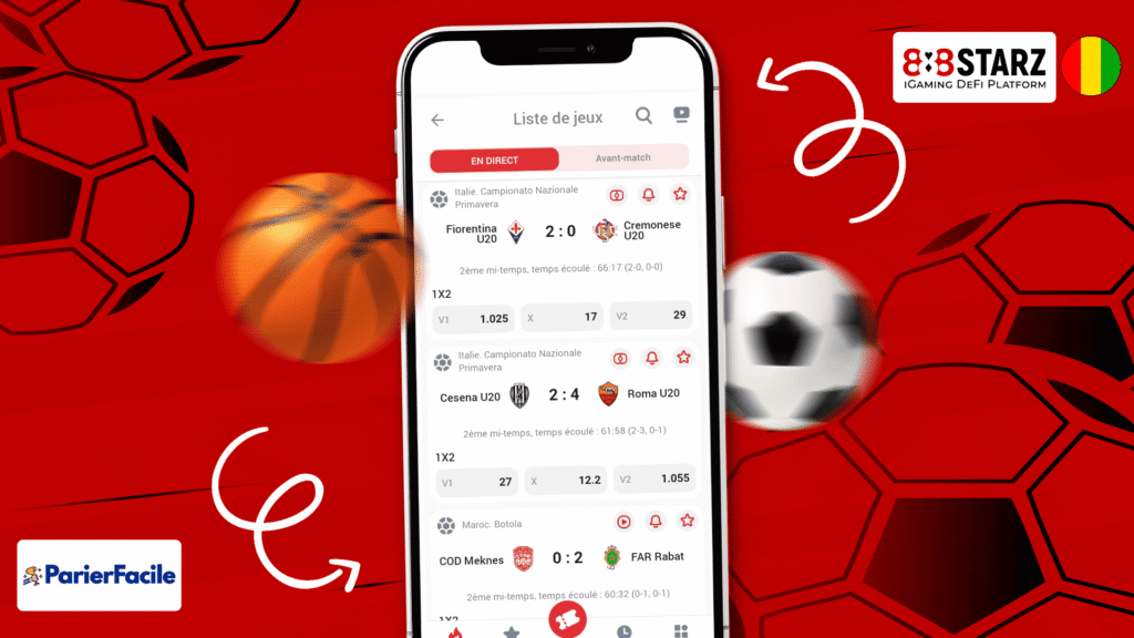 Comment Parier sur 888Starz Guinée