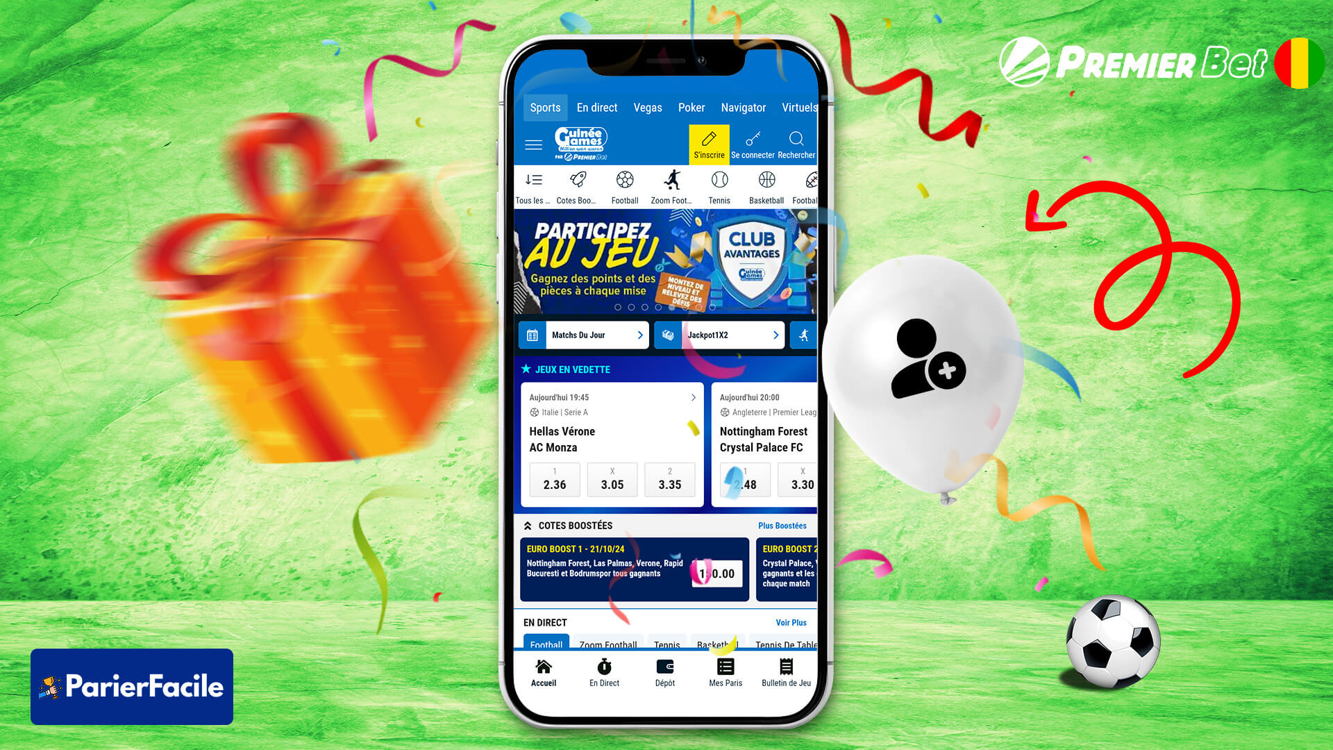 Premier bet guinée | Guinée Games: Guide complet du bookmaker ⇒ Inscription, Application et Bonus 1 Premier bet guinée | Guinée Games: Guide complet du bookmaker ⇒ Inscription, Application et Bonus