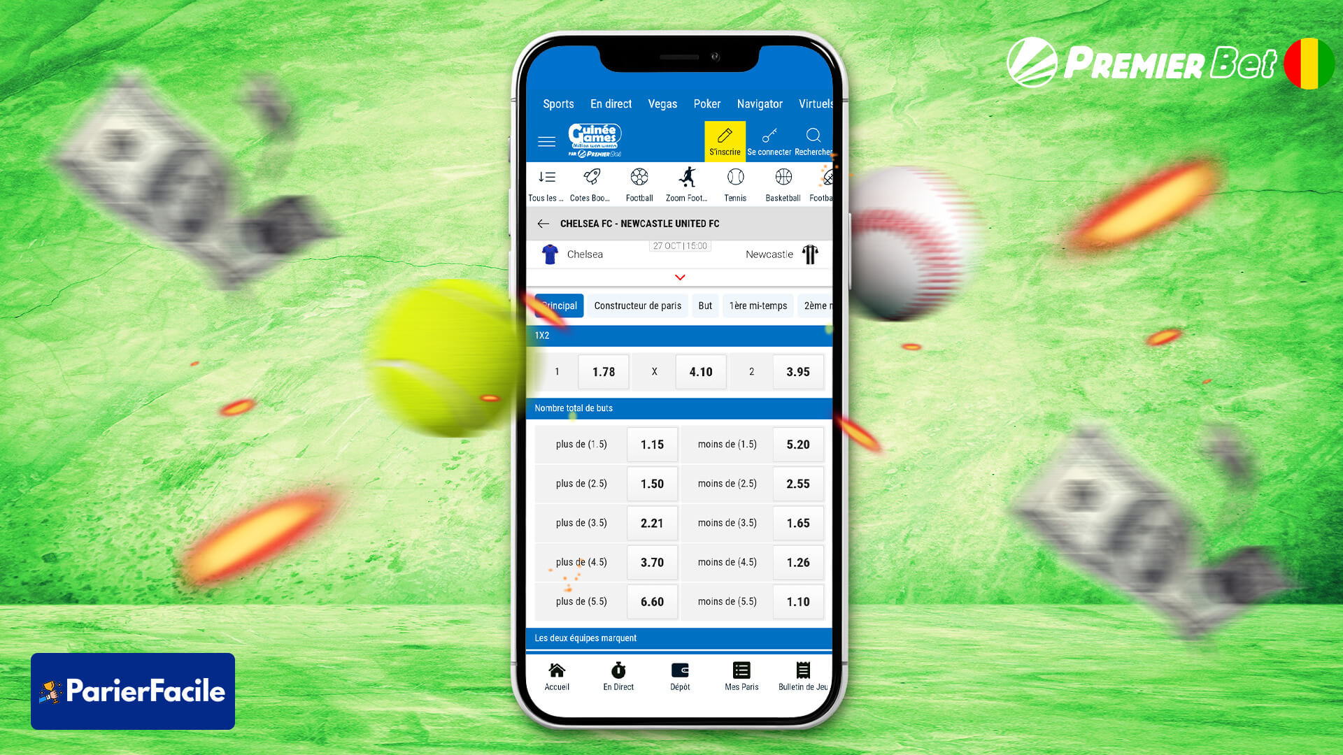 Premier bet guinée | Guinée Games: Guide complet du bookmaker ⇒ Inscription, Application et Bonus 5 Comment Parier sur Guinée Games pas à pas?