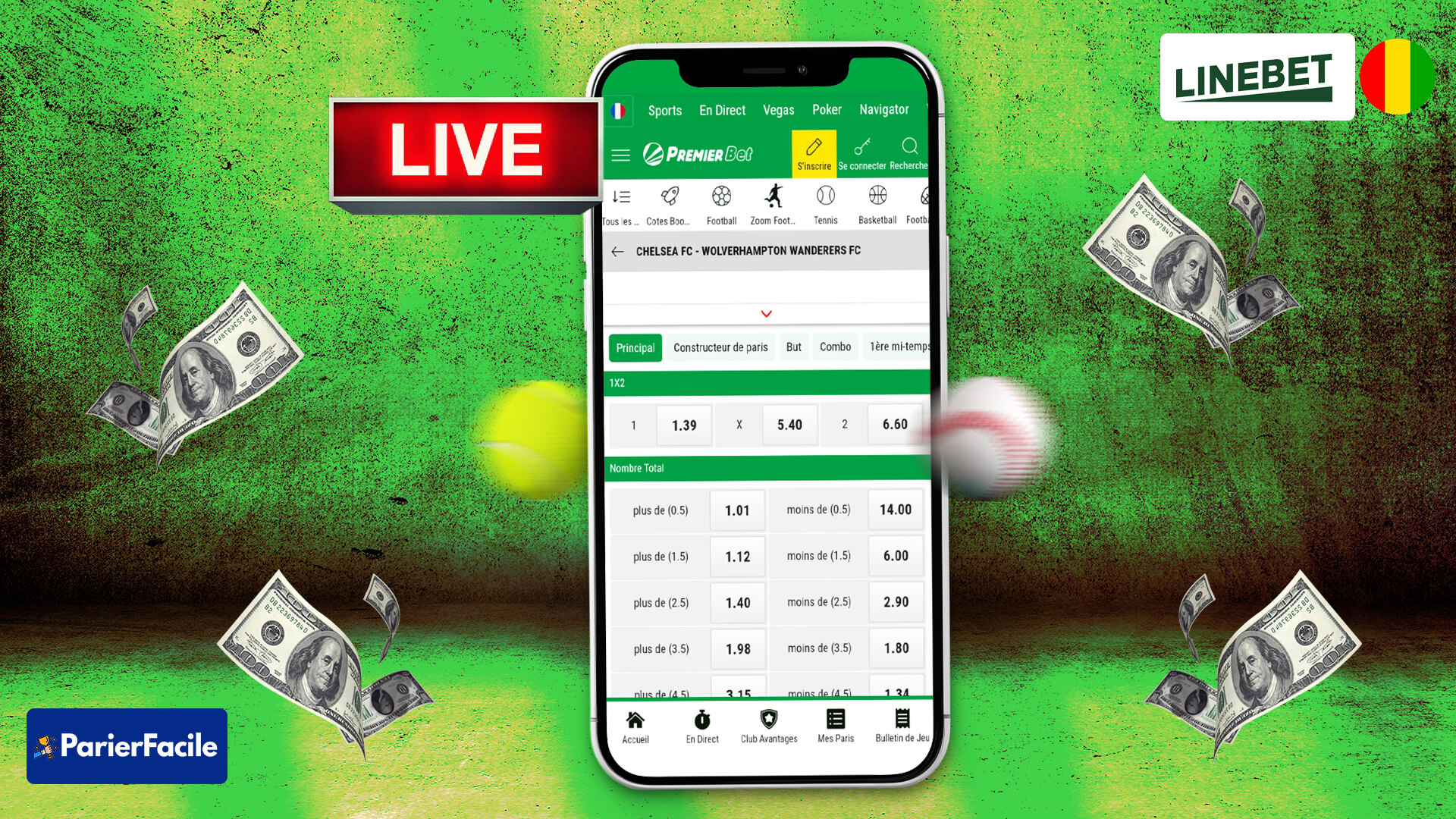 Les étapes pour parier sur Linebet Guinée