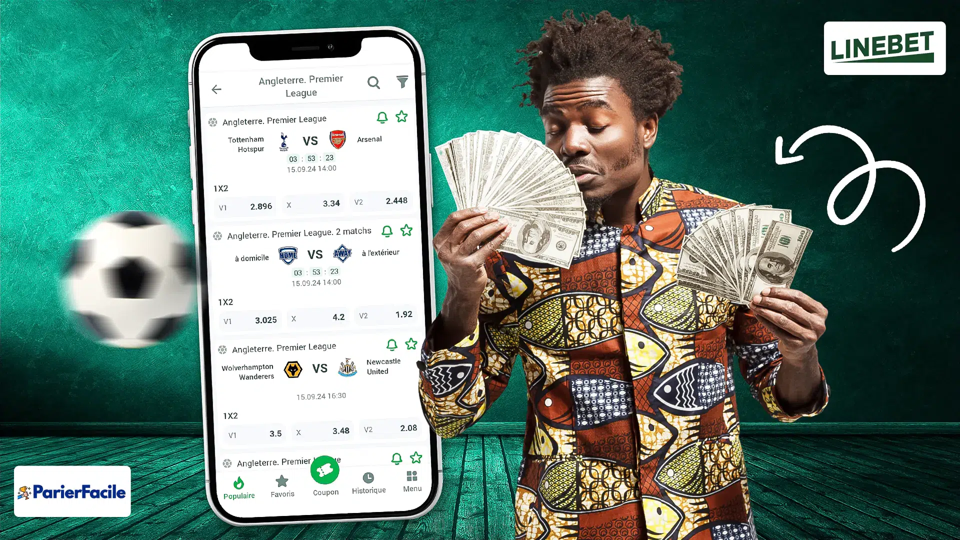 Comment placer un pari sur Linebet pas à pas?