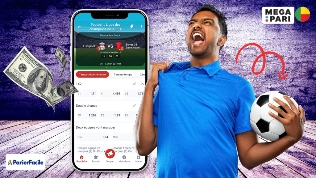 Comment placer un pari sur Megapari Bénin ?