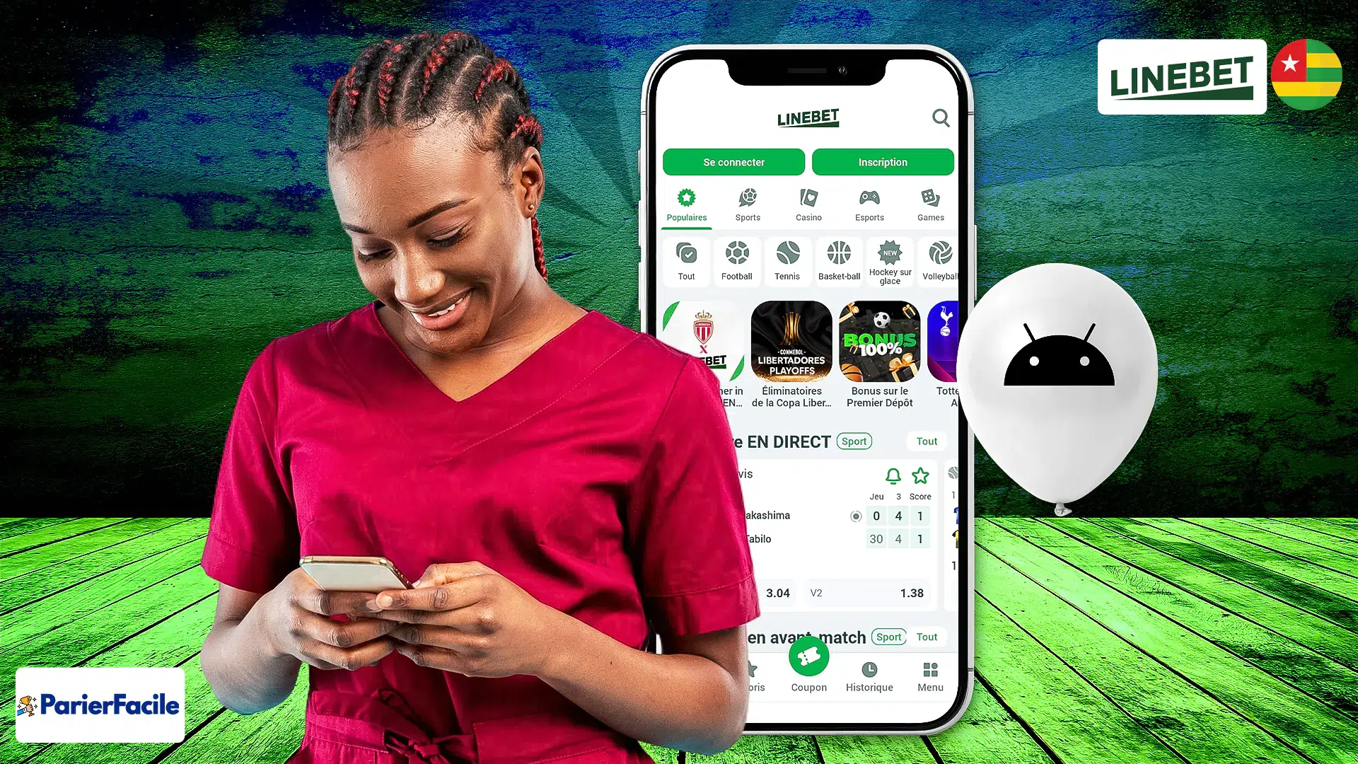 Comment télécharger Linebet Togo APK ?