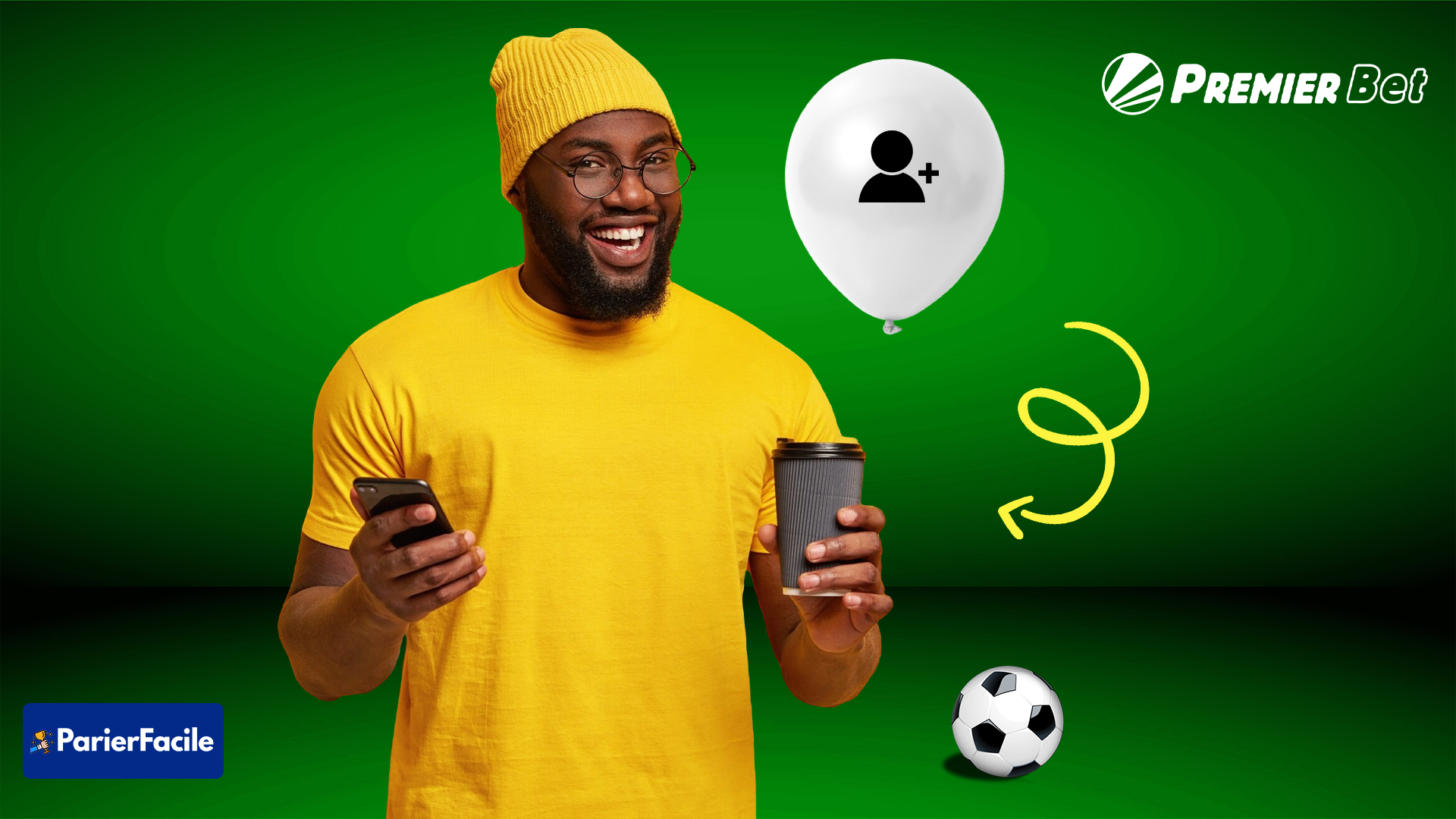 Inscription sur Premier Bet - comment créer un compte