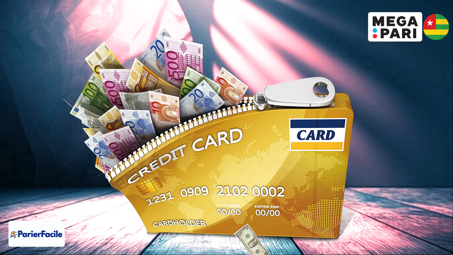 Les étapes pour faire un dépôt sur Megapari Togo