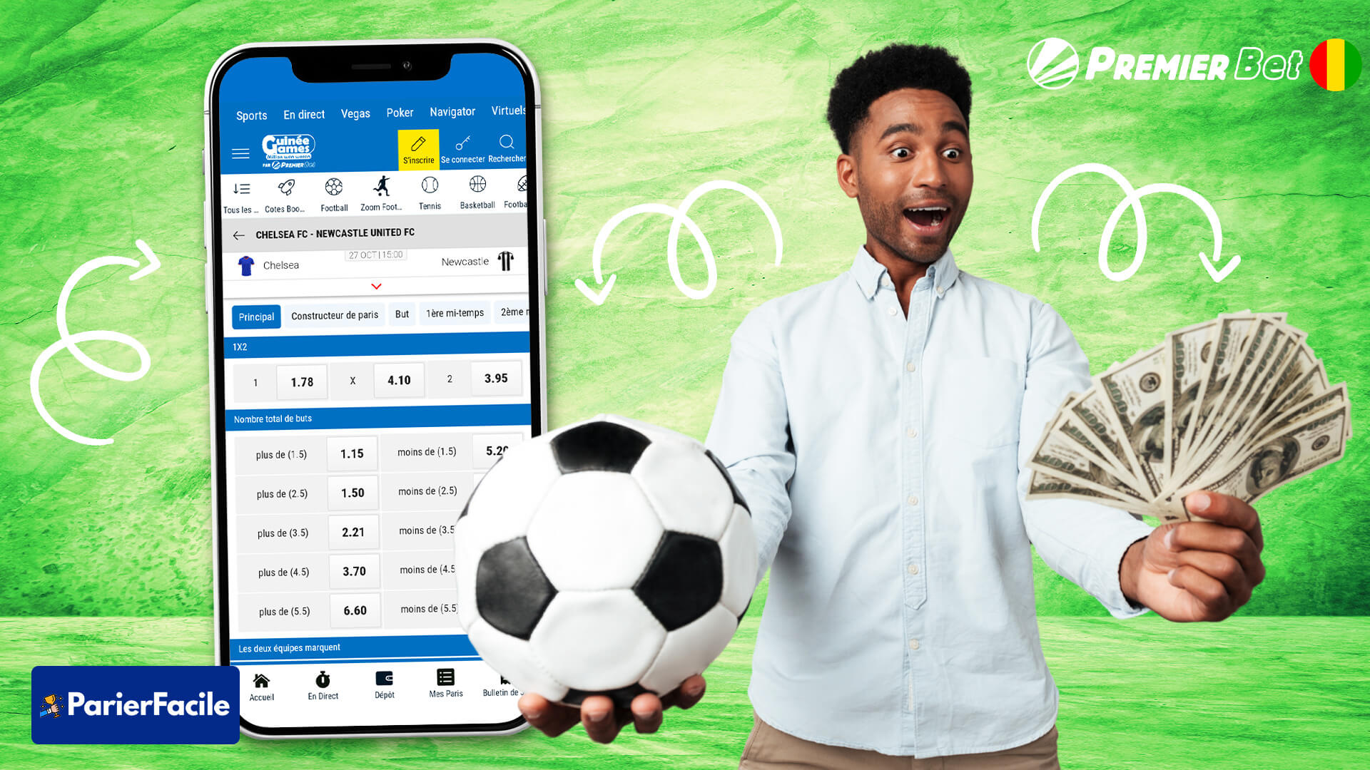 Premier bet guinée | Guinée Games: Guide complet du bookmaker ⇒ Inscription, Application et Bonus 2 Inscription et Connexion sur premier bet guinée