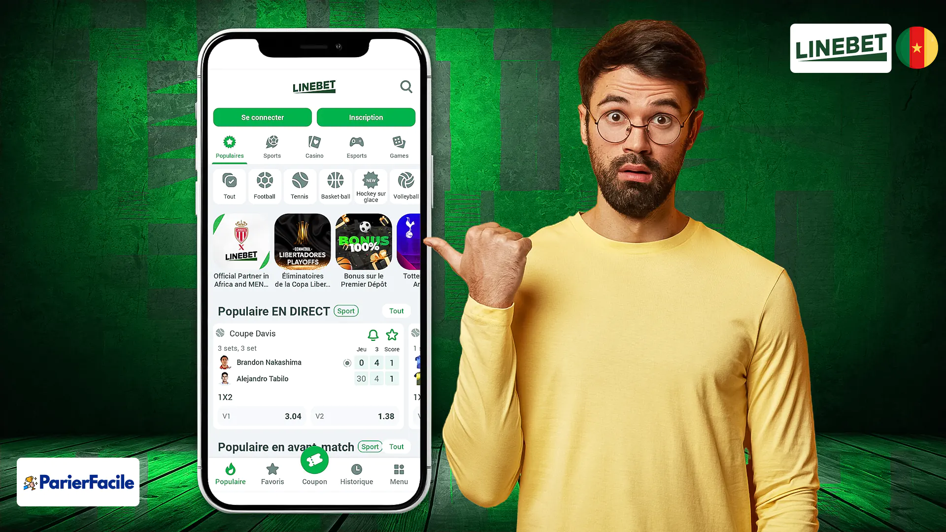 Dépôt Linebet Cameroun : Comment recharger son compte ? 2 Présentation de Linebet Cameroun