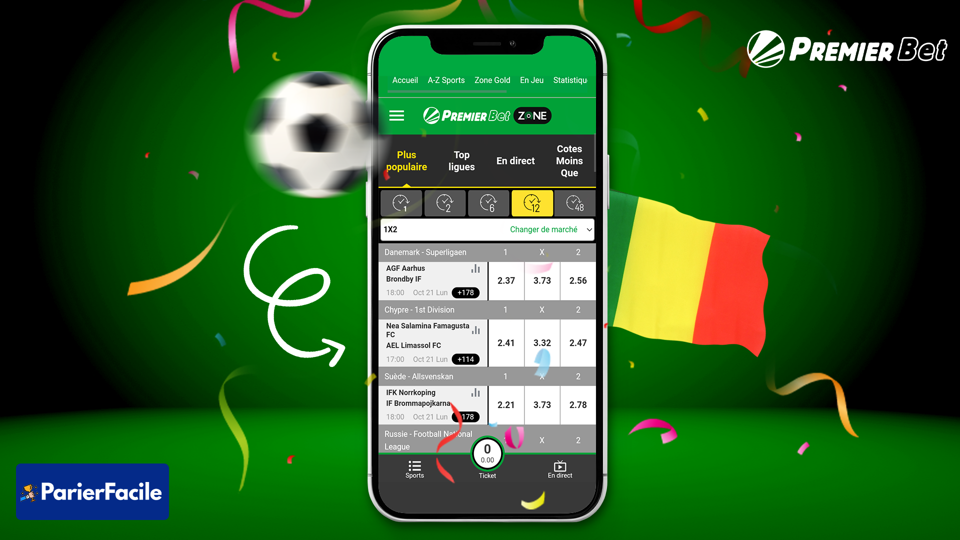 Premier bet zone | Voici la liste des sites web officiels de chaque pays 13 Site officiel de Premier bet zone Mali