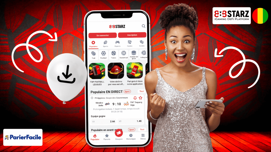 Les étapes à suivre pour télécharger 888Starz APK Guinée