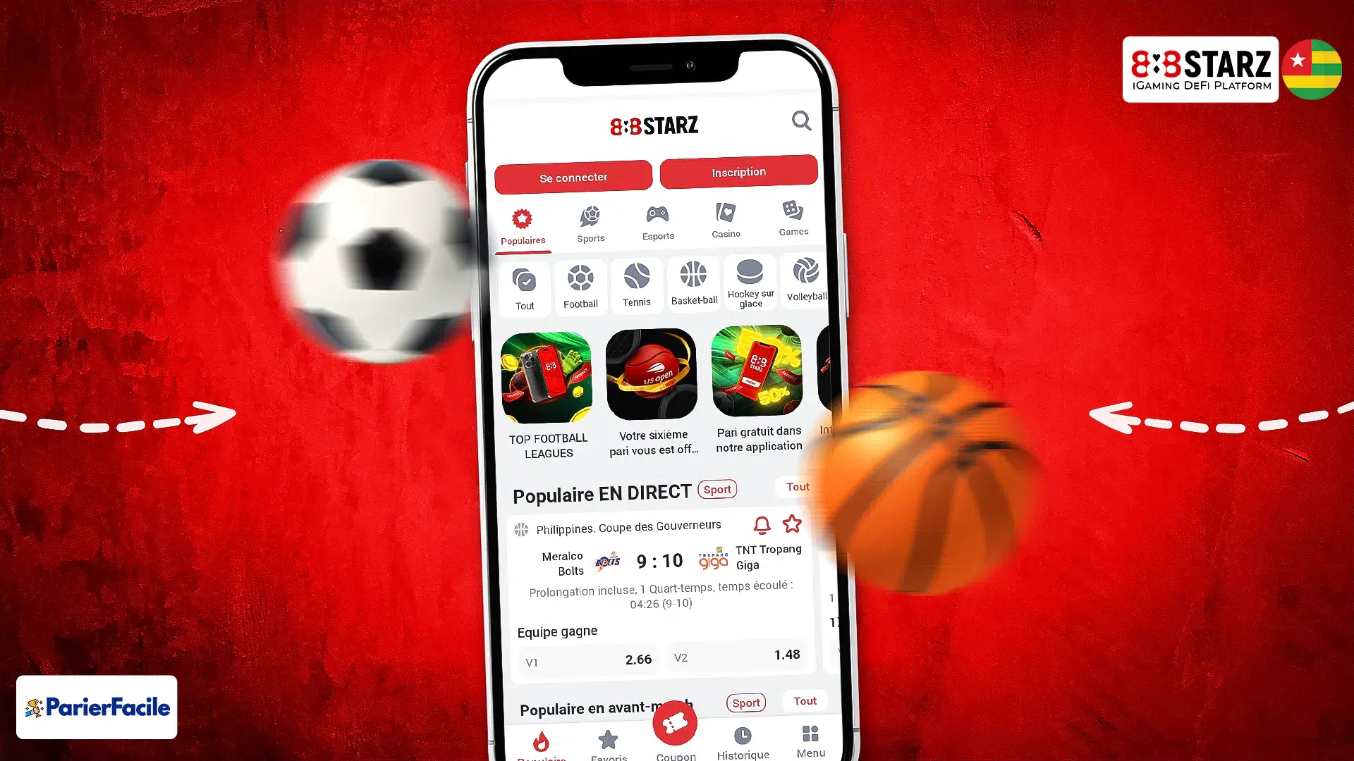 Meilleur code promo 888starz Togo : 1TRE 2 Présentation de 888starz Togo - Tout ce que vous devez savoir