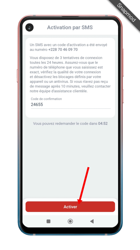 Inscription sur Megapari Côte d'Ivoire : étape à suivre pour créer un compte 9 Confirmer votre inscription