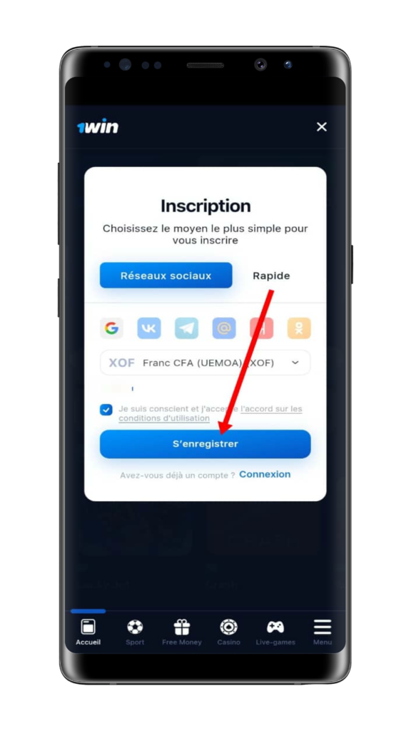 Comment obtenir le bonus 1win Guinée étape par étape ? 7 Finaliser l’inscription