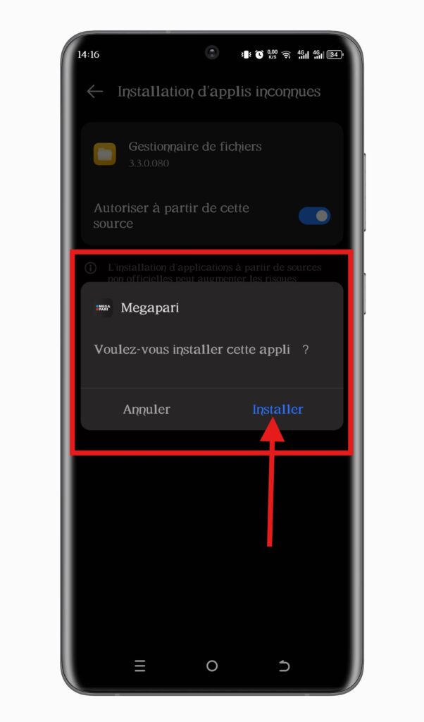 Installer l’application