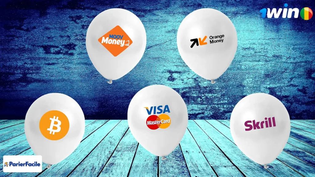 Quels sont les méthodes de paiement acceptées par 1win Mali?