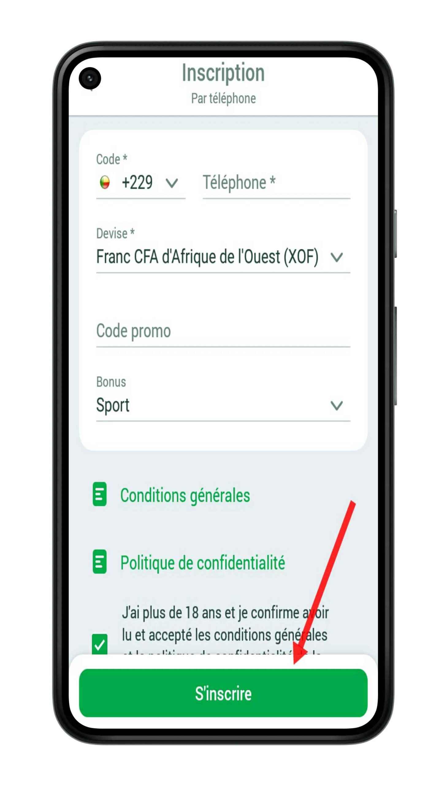 Linebet Sénégal : comment placer un pari sportif en ligne en quelques étapes ? 14 Étape 5 : Accepter les conditions d’utilisation et confirmer Inscription Linebet