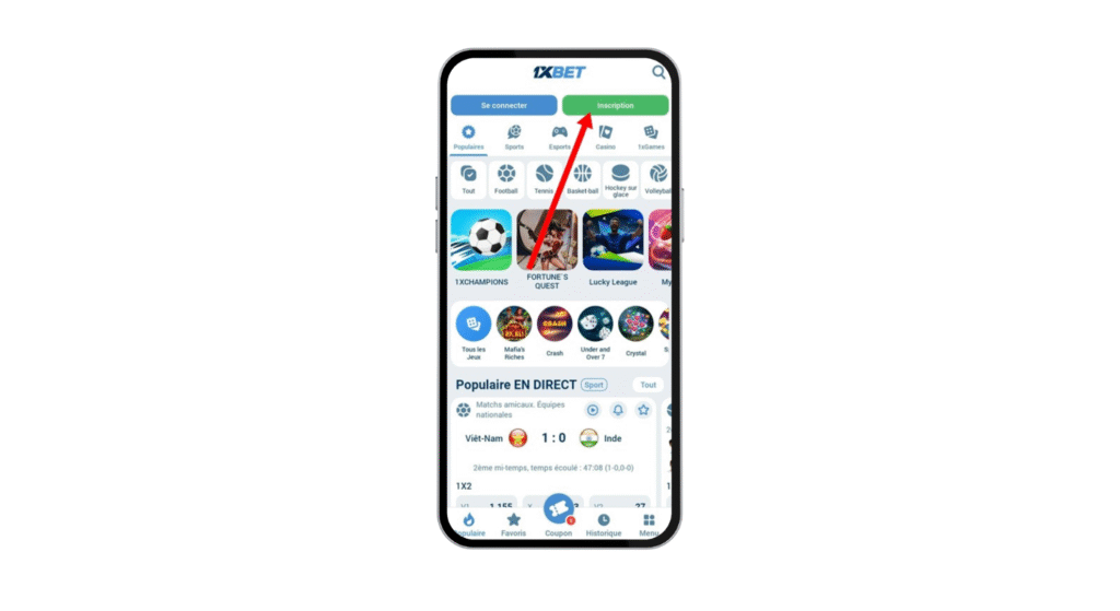 Télécharger 1xBet sans App Store